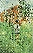 Carl Larsson esbjorn vid sitt agandes appeltrad-esbjorn unghink oil painting reproduction